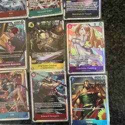 10 X SR One Piece TCG Card Bundle - Image 3