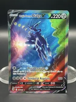 Pokemon TCG Origin Forme Dialga v Astral Radiance Ultra Rare Card 177/189 - Image 1