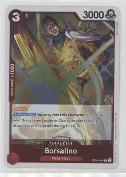 2025 One Piece Card Game: A Fist of Divine Speed OP11 R Borsalino #OP11-014 nr2 - Image 1