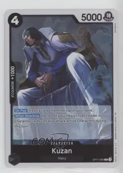 2025 One Piece Card Game: A Fist of Divine Speed OP11 R Kuzan #OP11-084 nr2 - Image 1