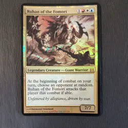 Ruhan of the Fomori Oversized FOIL NM- Commander 2011 CMD #221 MTG - Image 1