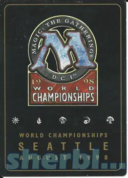 MTG Magic the Gathering TEMPEST Lobotomy Sorcery GOLD SIGNATURE CARD 1997 - Image 2