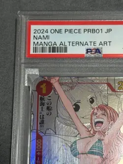 ONE PIECE Card PSA 10 Nami OP01-016 PRB-01 Manga Alt Art COMIC PARALLEL The Best - Image 2