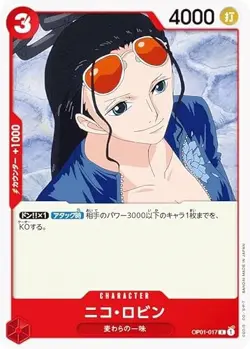 One Piece Card Game OP01-017 Nico Robin (R Rare) Booster Pack Romance Dawn (OP-0 - Image 1