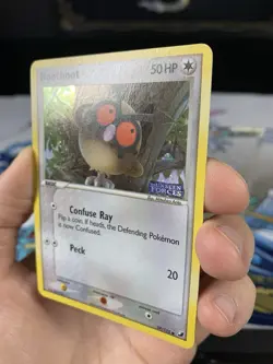 Pokemon Card Ex Unseen Forces Hoothoot 59/115 2005 Reverse Holo - Image 3