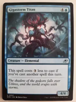 Gigastorm Titan #0057 Edge of Eternities MTG Magic NM X 2 Copies - Image 2