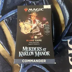 MtG: Murders at Karlov Manor - Commander Deck - Deep Clue Sea - NEW/SEALED - Image 1