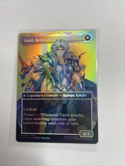 Cecil, Dark Knight (Borderless) MTG Final Fantasy Foil #0380 - English - Image 3