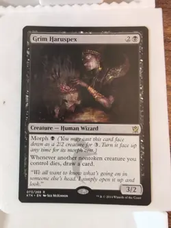 Grim Haruspex Khans of Tarkir Regular MTG - Image 1