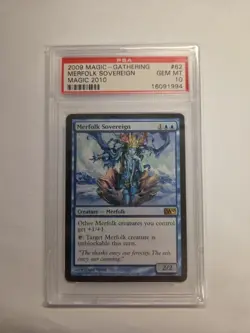 Merfolk Sovereign (M10) VINTAGE 2010 MTG PSA 10 Gem Mint MAGIC THE GATHERING - Image 1