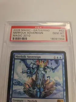 Merfolk Sovereign (M10) VINTAGE 2010 MTG PSA 10 Gem Mint MAGIC THE GATHERING - Image 2
