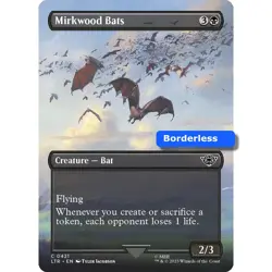 MTG Mirkwood Bats LTR Common Creature - Bat NM - Image 1