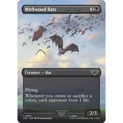 MTG Mirkwood Bats LTR Common Creature - Bat NM - Image 2