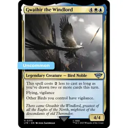 MTG Gwaihir the Windlord LTR Uncommon Legendary Creature - Bird Noble NM - Image 1