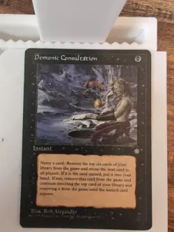 Demonic Consultation Ice Age Regular MTG - Image 1