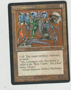 x1 carte Icy Manipulator ICE AGE MAGIC MTG ENGLISH EX - Image 1