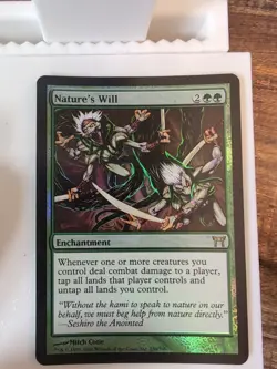 Nature's Will Champions of Kamigawa Foil MTG - Image 1