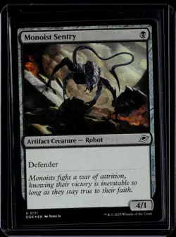 Monoist Sentry - 111 - Foil - EOE - NM - MTG Magic the Gathering - Image 1