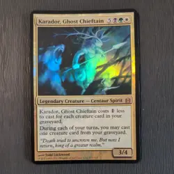 Karador Ghost Chieftain - Foil Oversized - Commander CMD - NM - English MTG - Image 1