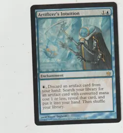 x1 carte Artificer's Intuition Fifth Dawn MAGIC MTG ENGLISH GOOD - Image 1