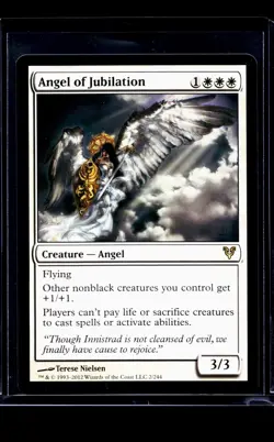 2012 MTG Magic The Gathering AVR Avacyn Restored #2 Angel of Jubilation - Image 1