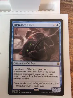 Displacer Kitten Commander Legends: Battle for Baldur's Gate MTG - Image 1