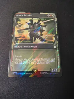 Armory Paladin PIPBOY SURGE FOIL- Magic MTG - Image 1