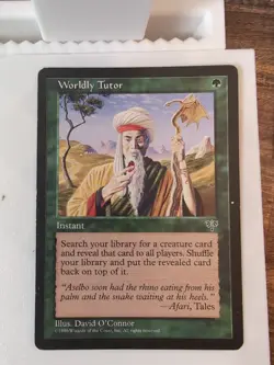 Worldly Tutor Mirage Regular MTG - Image 1