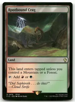 Rootbound Crag 416 MTG Commander: FINAL FANTASY R NM - Image 1