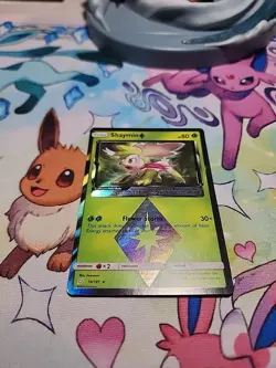 SHAYMIN 2019 Pokemon TCG Sun & Moon Team Up Prism Star Holo 10/181 - NM - Image 2