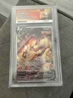 Pokemon Flareon V - SWSH179 - Black Star Promo - ACE Graded 9 - Image 1