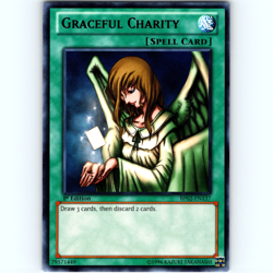 Yugioh Graceful Charity BP02-EN137 1st Edition Black Rare - NM 💎 - Image 1
