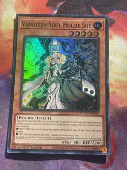 Yugioh Vanquish Soul Hollie Sue DUAD-EN022 Ultra Rare 1st Ed NM - Image 1