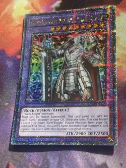 Yugioh Gem-Knight Master Diamond RA04-EN178 Quarter Century Secret Rare 1st NM - Image 2
