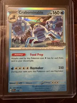 Crabominable 134/142 Sv: Scarlet & Violet Promo Cards Holo - Image 1