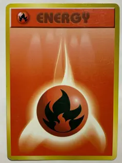 energy Pokemon Card Game Genuine Pocket Monster Nintendo Japanese fire 1996 F/S - Image 1