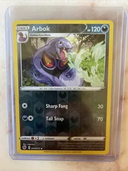 Pokemon Champions Path Arbok Reverse Holo 034/073. Fresh Pack Pull. Pokemon Card - Image 1