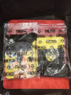 2X BVB X ONE PIECE LUFFY GOODIE BAG - SCARF, NO STICKERS - NO CARD!! - Image 1