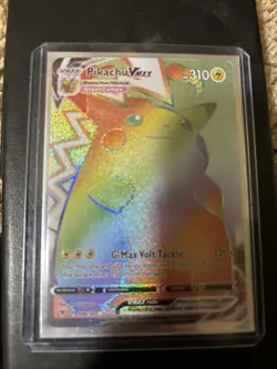 Pikachu VMAX Secret Rainbow Rare Vivid Voltage Card 188/185 Near Mint Condition - Image 2