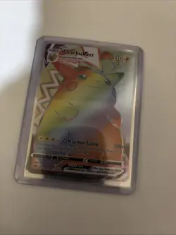Pikachu VMAX Secret Rainbow Rare Vivid Voltage Card 188/185 Near Mint Condition - Image 4
