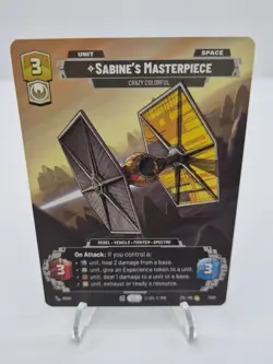Star Wars Unlimited JTL Prestige Card #1049 Sabine's Masterpiece - Image 2