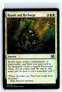 FOIL Repair and Recharge The Brothers' War - MTG Magic the Gathering Card - Image 1