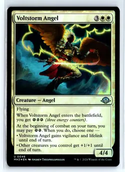 FOIL Voltstorm Angel Modern Horizons 3 - MTG Magic the Gathering Card - Image 1