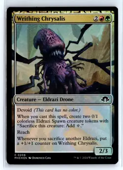 FOIL Writhing Chrysalis Modern Horizons 3 - MTG Magic the Gathering Card - Image 1