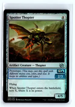 FOIL Spotter Thopter The Brothers' War - MTG Magic the Gathering Card - Image 1
