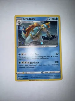 DREDNAW HOLO PROMO SWSH046 BLACK STAR SWORD & SHIELD POKEMON CARD - Image 1