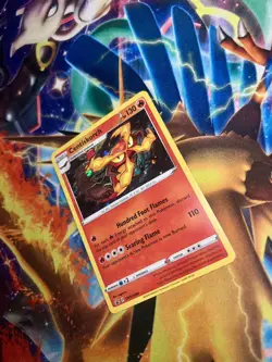 Pokemon Centiskorch Black Star Promo Holo card Champions Path - Image 2