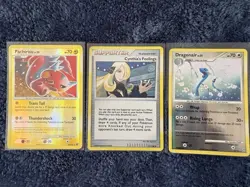 Pokemon Card LOT of 3 Cynthia’s Feelings Pachirisu Dragonair Holo/reverse Holos - Image 1