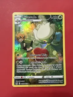 Pokemon TCG Roserade Lost Origin Trainer Gallery Holo Ultra Rare Card TG02/TG30 - Image 1