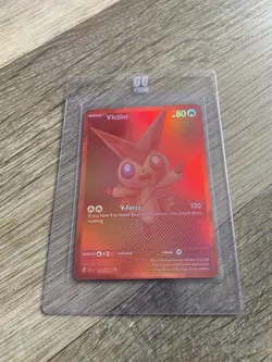 Victini 171/086 Black Bolt Red Holo Rare Pokemon Card - Pack Fresh - Ungraded NM - Image 1